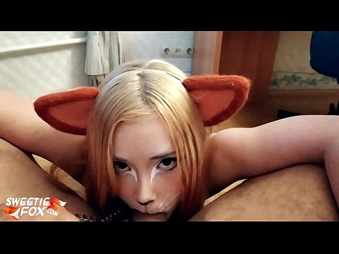 ❤️ Kitsune gleypa pikk og ásamt í munninum ☑  Kynlíf hjá okkur ❌❤